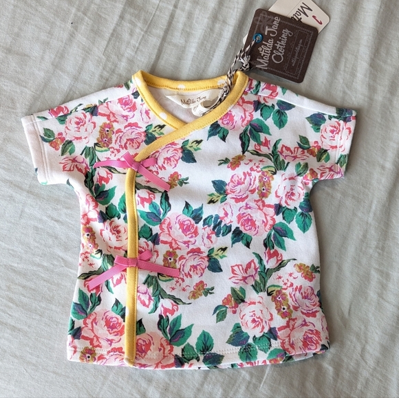 Matilda Jane NWT Beautiful Baby Kimono Top sz 0-3 mo - Picture 1 of 2
